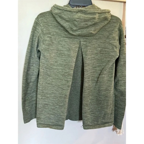 Nike Women's Tech Knit Jacket XS Green Hooded Full-Zip Casual - Picture 9 of 10